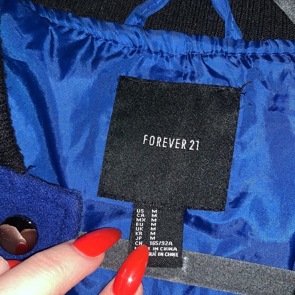 Blue Bomber Jacket - Picture 2 of 4